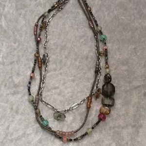 Silpada Colorful Stone Multilayer Necklace